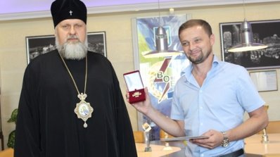 АТ «Вінницяобленерго» – особистий кабінет, передати покази лічильника, кол-центр 0 (800) 30-95-95 Андрія Поліщука нагороджено орденом Святого Миколи Чудотворця_3