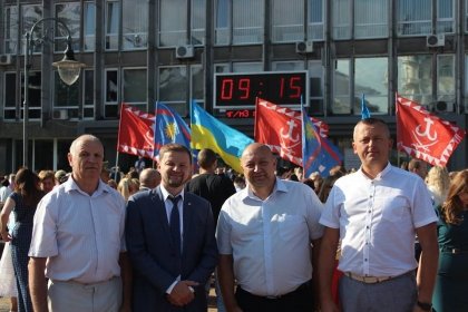 АТ «Вінницяобленерго» – personal account, transmit meter readings, call center 0 (800) 217-217 Енергетики взяли участь в урочистостях з нагоди державних свят_0
