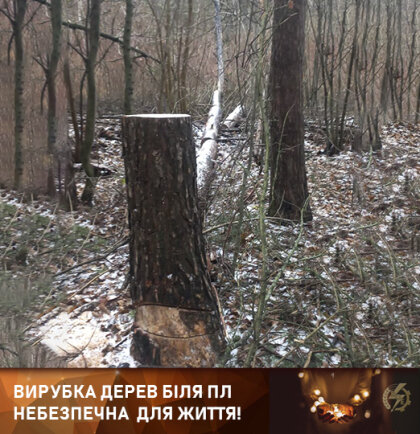 АТ «Вінницяобленерго» – особистий кабінет, передати покази лічильника, кол-центр 0 (800) 30-95-95 Вирубка дерев біля ПЛ небезпечна для життя!_0