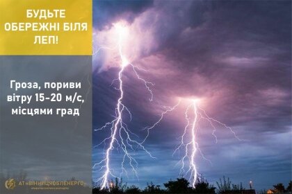 АТ «Вінницяобленерго» – особистий кабінет, передати покази лічильника, кол-центр 0 (800) 30-95-95 Погіршення погодних умов_0