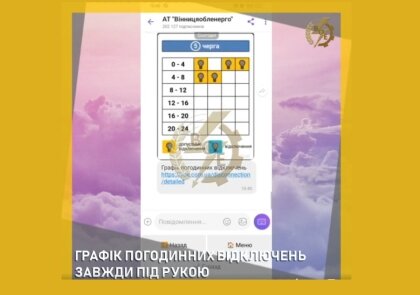 АТ «Вінницяобленерго» – особистий кабінет, передати покази лічильника, кол-центр 0 (800) 30-95-95 Графік погодинних відключень завжди під рукою_0