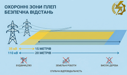 АТ «Вінницяобленерго» – особистий кабінет, передати покази лічильника, кол-центр 0 (800) 30-95-95 Дотримання охоронних зон ПЛЕП 35–110 кВ: спільна справа енергетиків і громадян_0