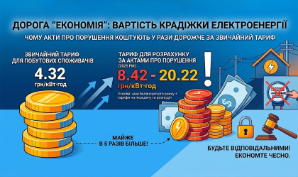 АТ «Вінницяобленерго» – особистий кабінет, передати покази лічильника, кол-центр 0 (800) 30-95-95 Як розраховують вартість необлікованої електроенергії_0